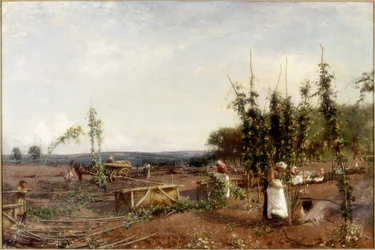 Nooning in the Hop Gardens, 1889