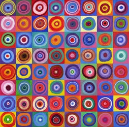 In Square Circle 64 after Kandinsky, 2012