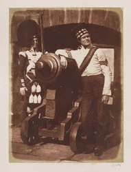 Artilleryman and Highlander, Edinburgh Castle