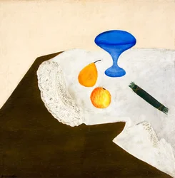 Still life with blue vase, 1919