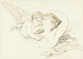 Reclining Venus with Cupid