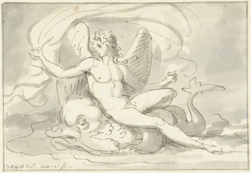 Sea God on a Dolphin