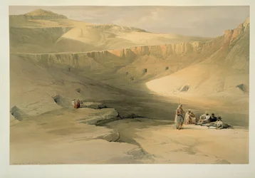 Entry into the Valley of the Kings, Egypt