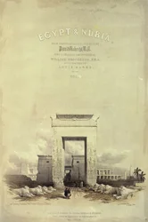 Great Gateway Leading to the Temple of Karnak, Titlepage to 