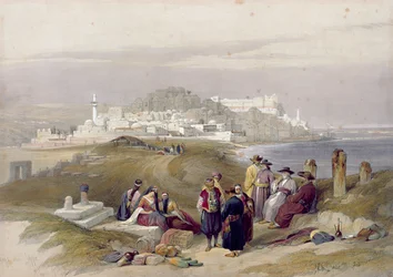 Jaffa, Ancient Joppa, April 16th 1839, Plate 61 from Volume II of 
