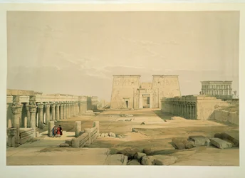 Main Entrance to the Temple on Philae Island