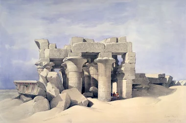 Temple of Sobek and Haroeris at Kom Ombo, 19th century