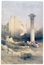 The Dromos or Central Hall of the Great Temple of Amun, Karnak