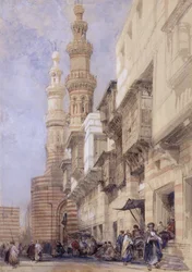 The Gate of Metwaley, Cairo, 1838