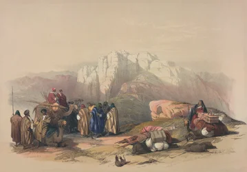 Tomb of Aaron, from 