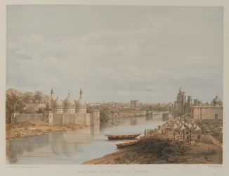 View from the Iron Bridge, Lucknow