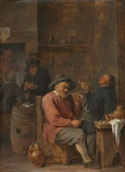 Peasants Smoking in an Inn, c. 1640