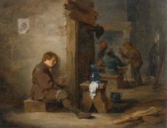 Peasants Smoking and Drinking