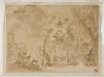 Scene of Witchcraft and Devil Worship