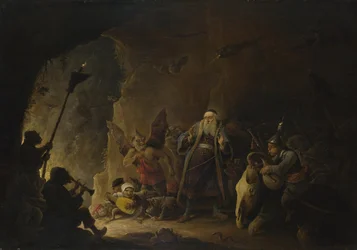 The Rich Man being led to Hell