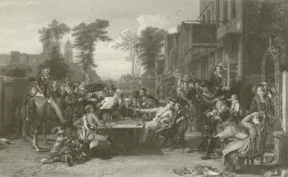 Chelsea Pensioners Reading the Gazette of the Battle of Waterloo