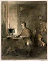 Wellington Writing His Despatches