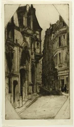 Hôtel de Sens, plate three from the Paris Set