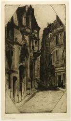 Hôtel de Sens, plate three from the Paris Set