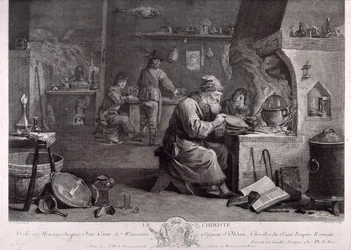 The laboratory of the alchemist