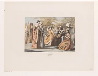 Noblewomen in the Fifteenth Century (title on object)