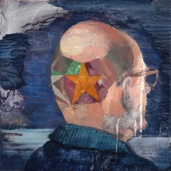 Self-portrait 3 (Tonsure, Marcel Duchamp), 2021