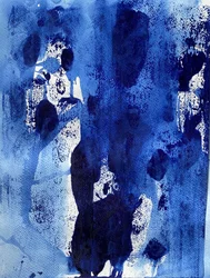 Deep Blue Abstract
