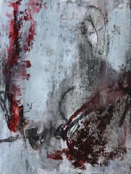 Dynamic Red Abstract