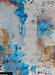 Modern Abstract Blue Gold