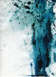 Mysterious Blue Abstract