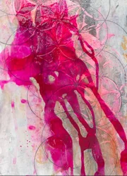 Vibrant Pink Flow