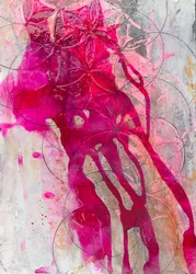Vibrant Pink Geometry