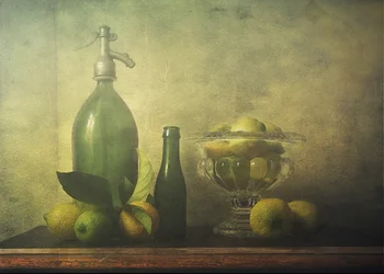 Vintage Citrus Still Life
