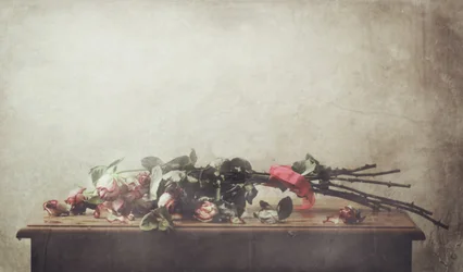 Fading Roses Still Life