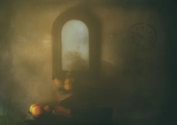 Golden Window Still Life