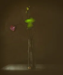 Quiet Bloom and Leaf