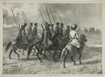 Cossack Escort to the Border of Kuban, Taman (Central Russia), October 11, 1837