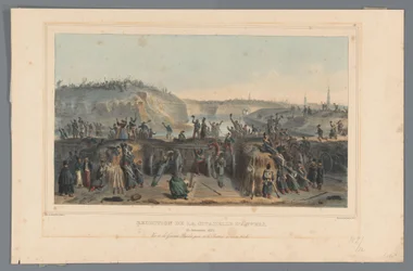 Surrender of the Citadel of Antwerp, 1832 (Dessins faits d