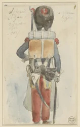 Uniform Study (Sapeur Ligne. Light Infantry 1827)
