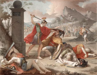 The Combat of the Horatii and the Curiatii - 1798