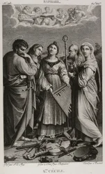 Saint Cecilia, after Raphael - 1802-1815