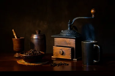 Rustic Coffee Still Life