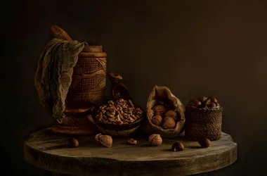 Rustic Nuts Still Life