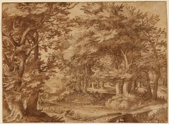 Forest Landscape with a Distant Castle