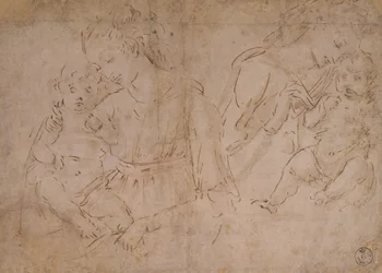 Two Studies of the Virgin and Child