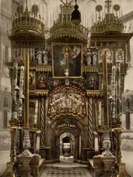The Interior of the Holy Sepulchre, Jerusalem, Holy Land