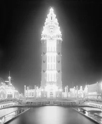 Dreamland at night, Coney Island, New York City, c.1905