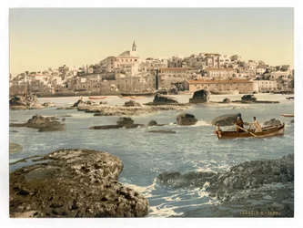 From the Sea, Jaffa, Holy Land, Israel, c.1890-1900