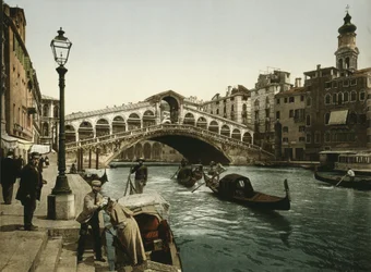 Rialto Bridge Venice, c.1900
