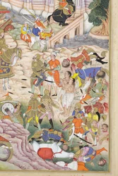 Detail from Babur